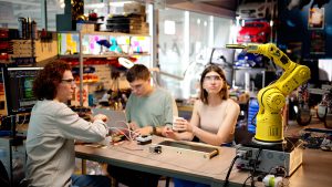 3 engineering students